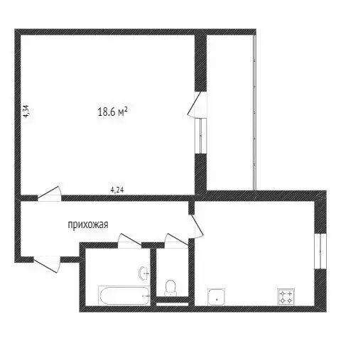 1-комнатная квартира: Омск, улица Арнольда Нейбута, 7 (49.4 м) - Фото 0