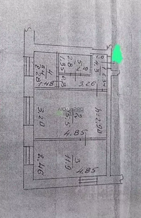 2-к кв. Башкортостан, Уфа ул. Ивана Франко, 9 (38.0 м) - Фото 2