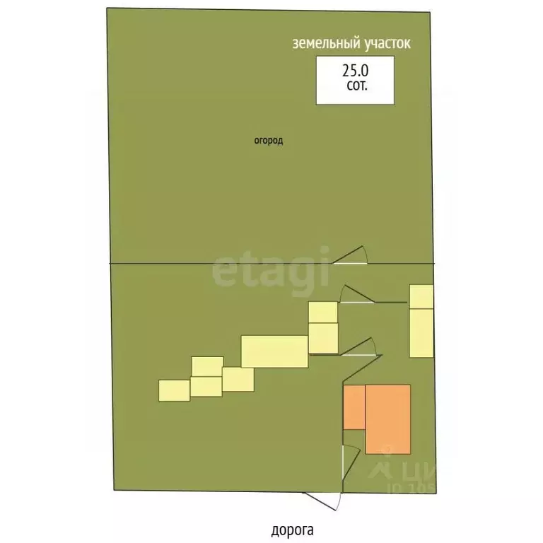 Дом в Крым, Ленинский район, с. Ильичево ул. Школьная, 88 (53 м) - Фото 2