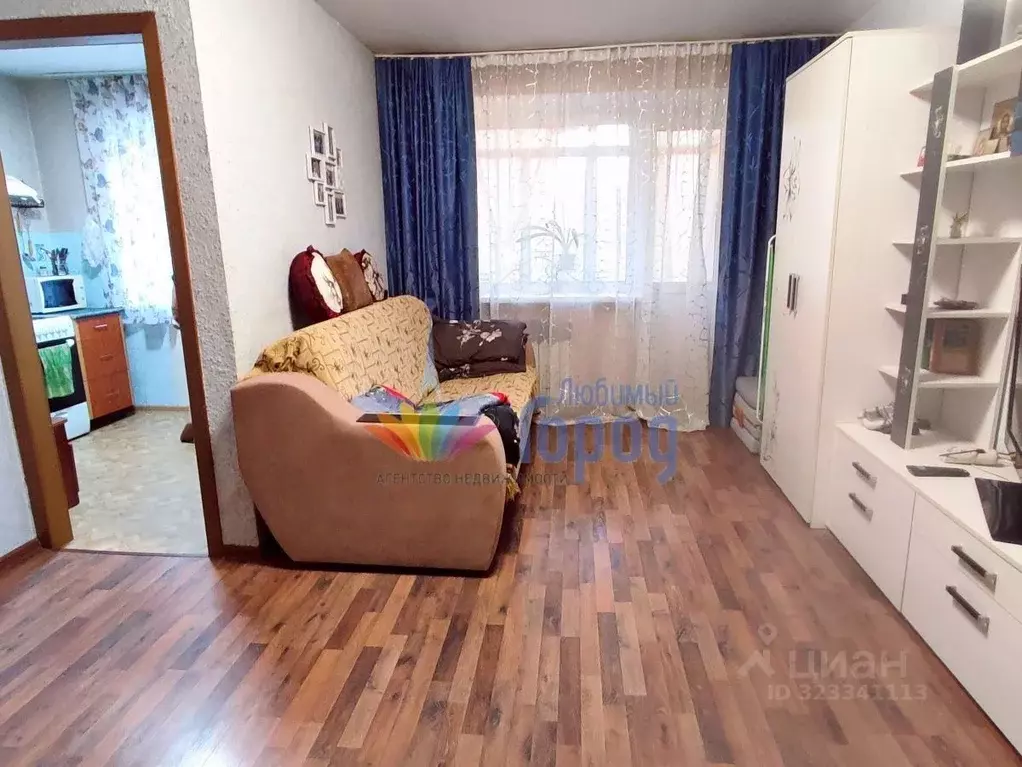 1-к кв. Кемеровская область, Новокузнецк ул. Обнорского, 34 (30.5 м) - Фото 1