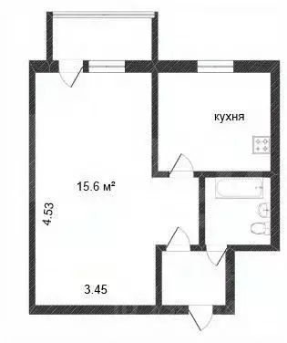 1-к кв. Тюменская область, Тюмень ул. Володарского, 58 (32.3 м) - Фото 2