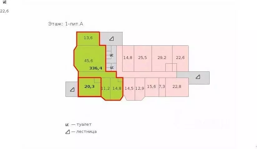 Офис в Санкт-Петербург Взлетная ул., 7К1 (357 м) - Фото 1