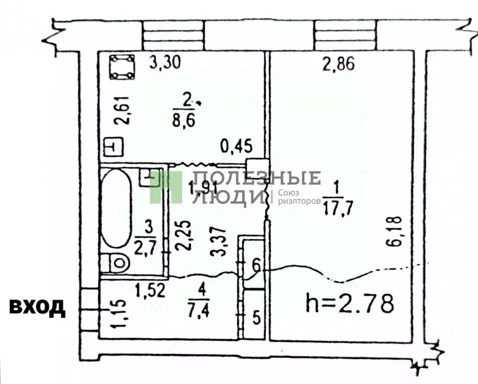 1-к кв. Хабаровский край, Хабаровск ул. Флегонтова, 10 (37.2 м) - Фото 1