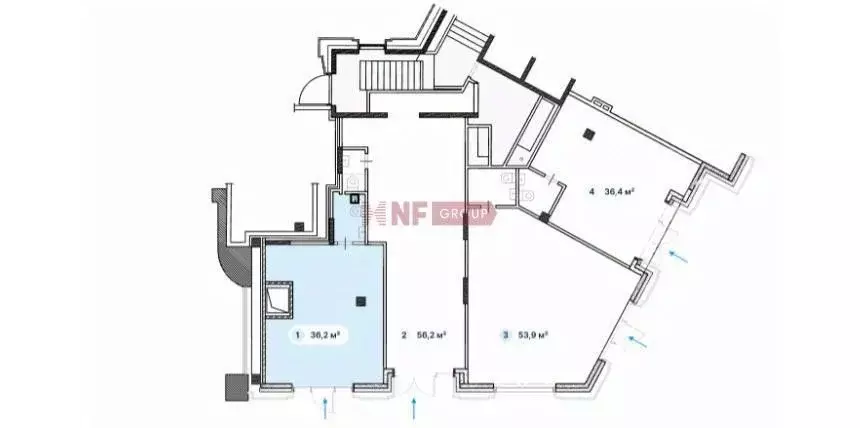 Торговая площадь в Москва Ленинский просп., 2 (36 м) - Фото 2