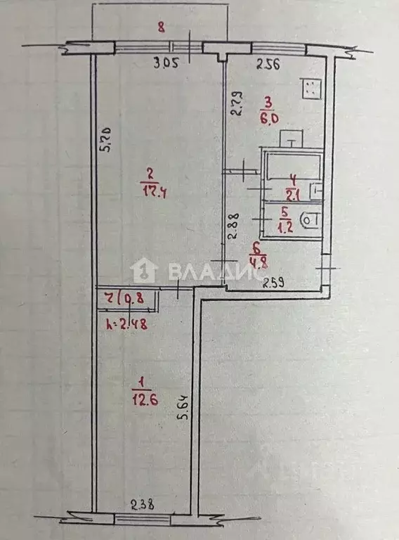 2-к кв. Карелия, Петрозаводск Станционная ул., 30 (45.8 м) - Фото 2