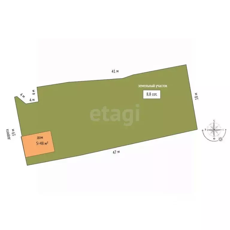 Дом в Тюменская область, Тюменский район, с. Княжево  (48 м) - Фото 2