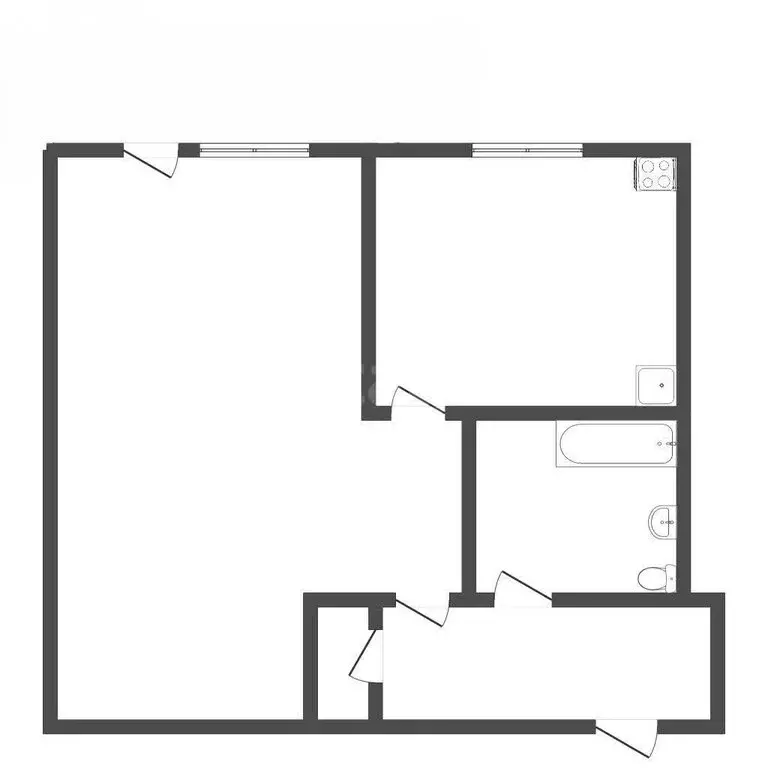 1-комнатная квартира: Воронеж, проспект Патриотов, 18 (31.5 м) - Фото 1