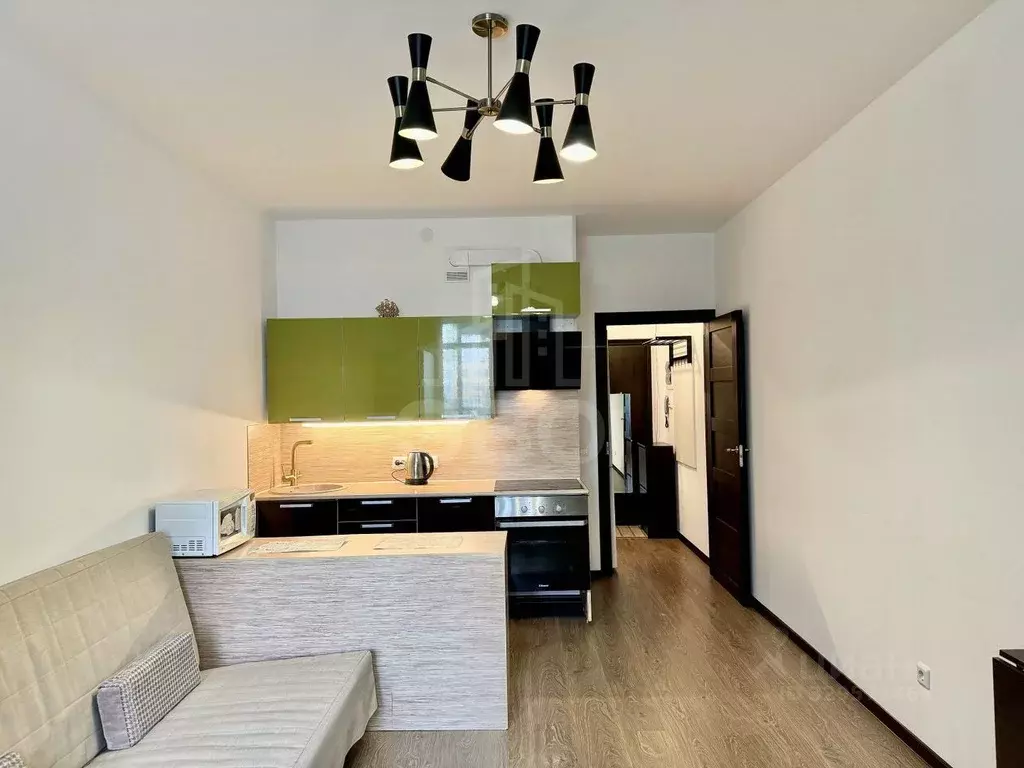 Студия Санкт-Петербург аллея Арцеуловская, 23к1 (25.0 м) - Фото 2