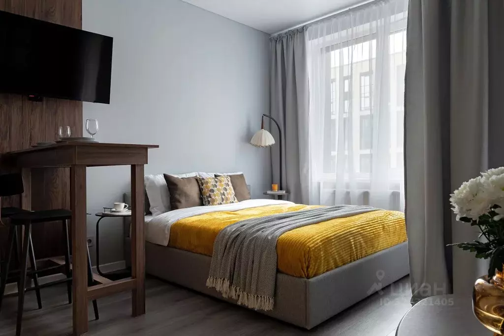 Студия Санкт-Петербург Уральская ул., 25 (26.7 м) - Фото 1