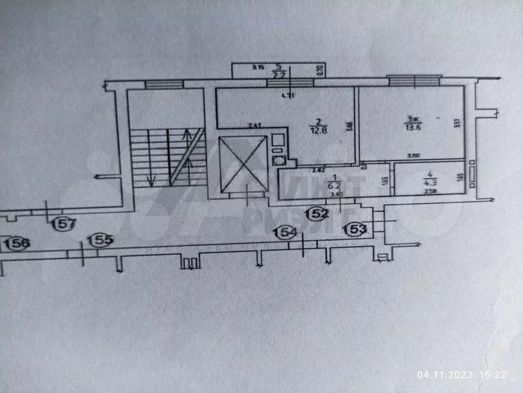 1-к. квартира, 44 м, 10/10 эт. - Фото 0