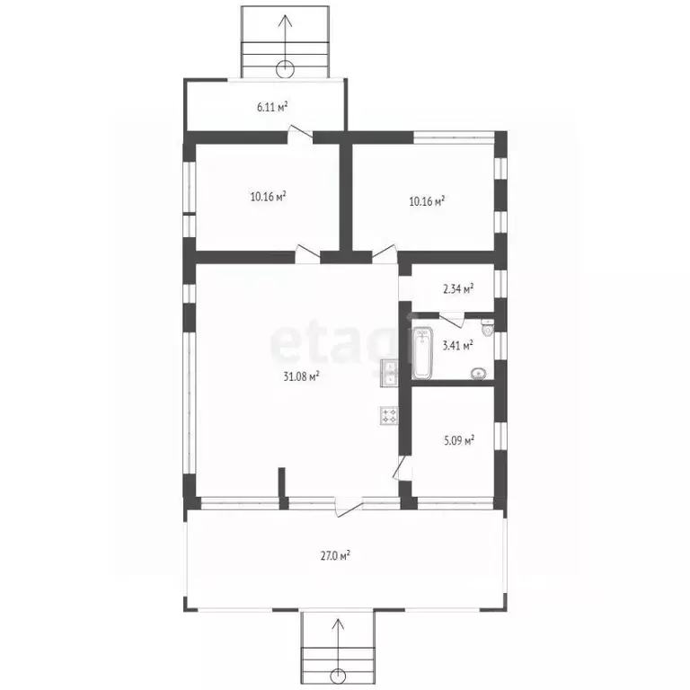 Дом в Ленинградская область, Всеволожский район, Сертоловское ... - Фото 2
