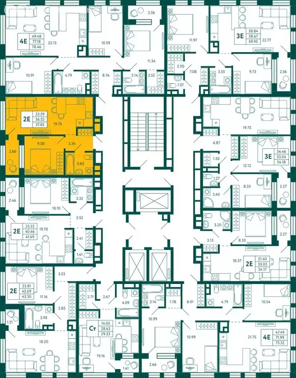 1-комнатная квартира: Уфа, улица Расула Гамзатова (37.85 м) - Фото 2