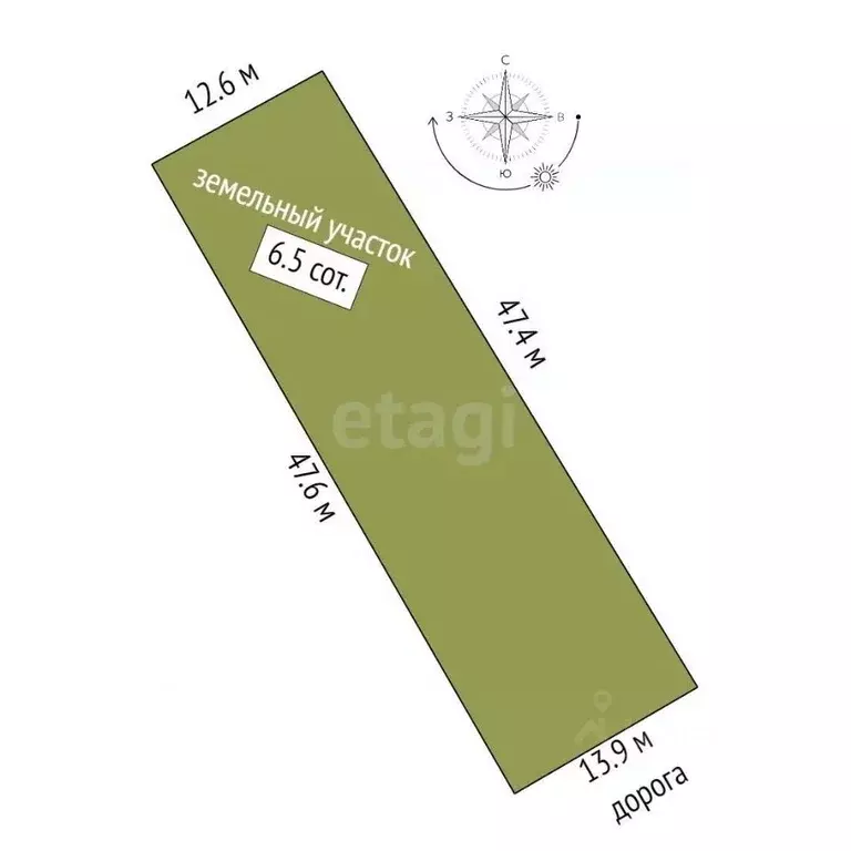 Участок в Крым, Симферопольский район, Добровское с/пос, с. Андрусово ... - Фото 2