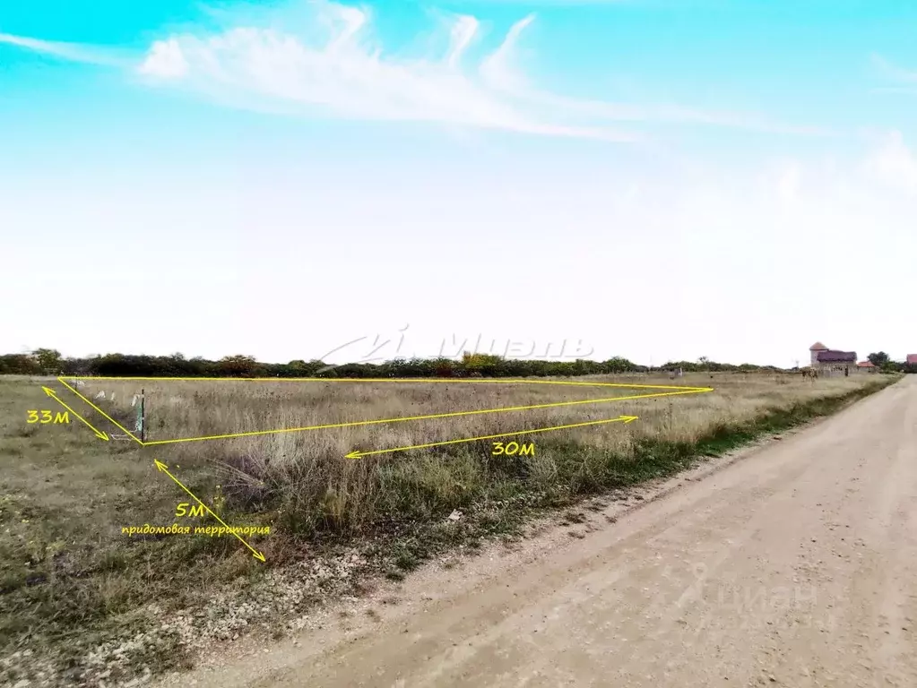 Участок в Крым, Симферопольский район, Гвардейское пгт ул. Московское ... - Фото 2