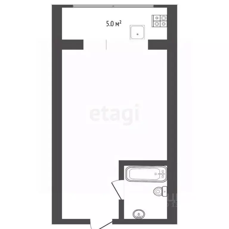 Студия Тюменская область, Тюмень Олимпийская ул., 24 (17.9 м) - Фото 0