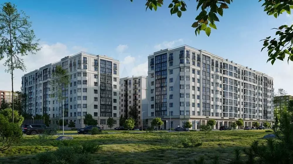 1-к. квартира, 43,1 м, 2/9 эт. - Фото 0