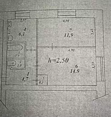 2-к. квартира, 40,8 м, 1/5 эт. - Фото 0