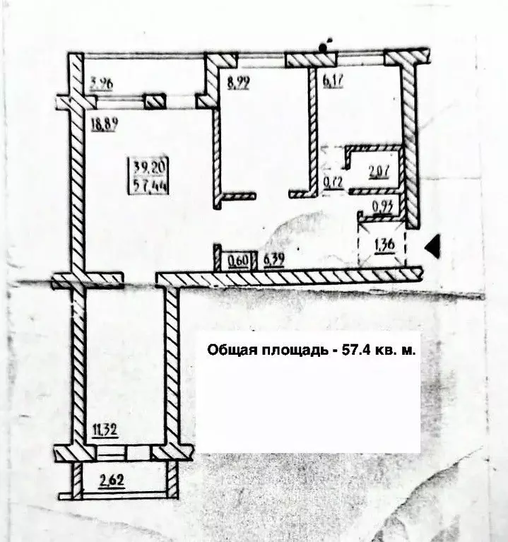3-к кв. Санкт-Петербург просп. Энгельса, 130к3с1 (57.4 м) - Фото 1