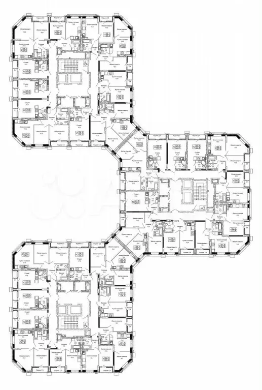 2-к. квартира, 42,6 м, 17/17 эт. - Фото 1