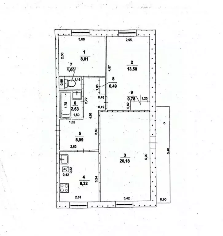 3-к кв. Ульяновская область, Ульяновский район, Большеключищенское ... - Фото 2
