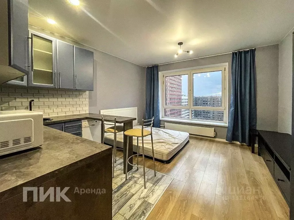 Студия Московская область, Котельники Парковый мкр, 1к20 (23.4 м) - Фото 2