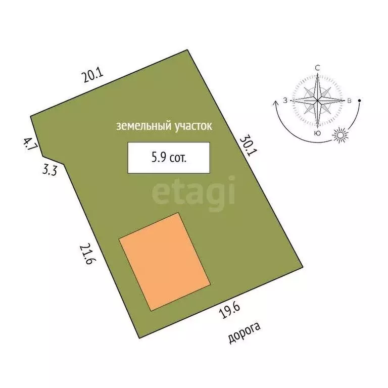 Дом в Орёл, Паровозная улица (55.1 м) - Фото 2