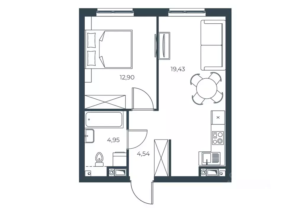 1-к кв. Астраханская область, Астрахань Татарская Слобода кв-л,  ... - Фото 1
