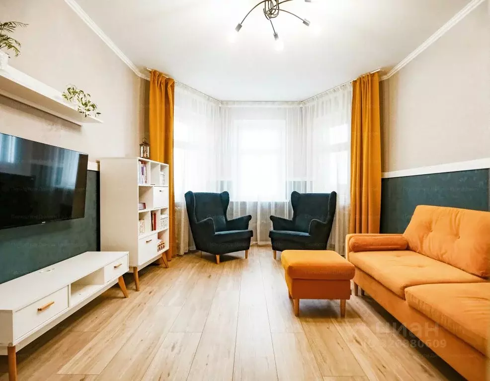 3-к кв. Орловская область, Орел ул. 1-я Курская, 65 (71.3 м) - Фото 2