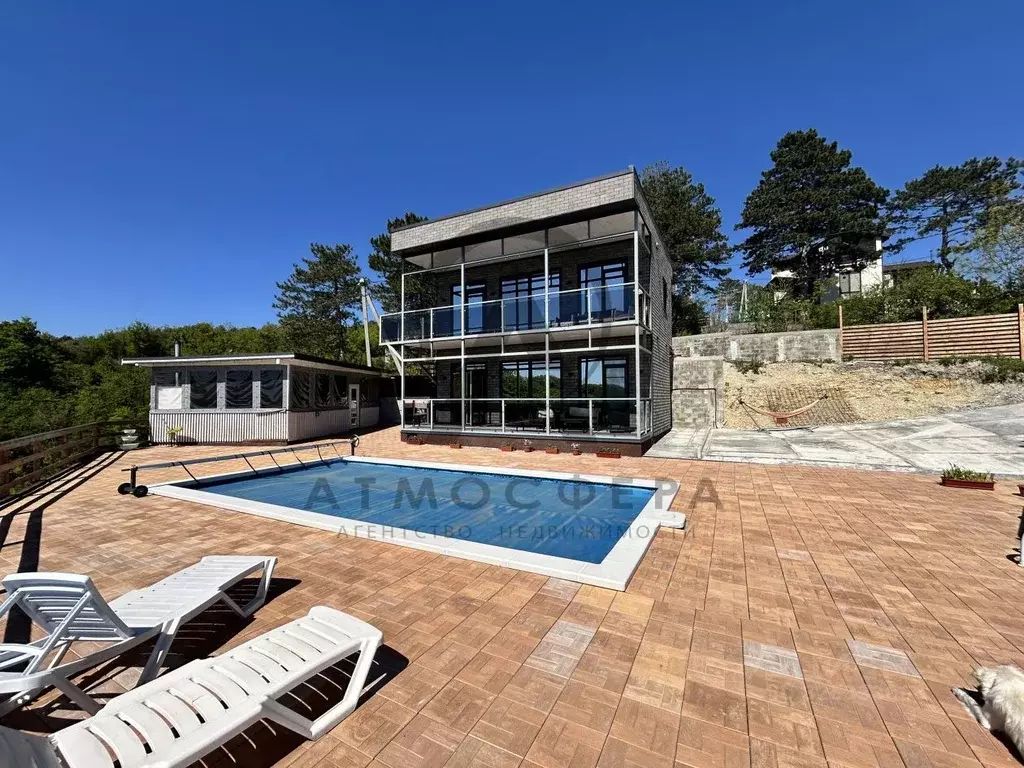 Коттедж в Краснодарский край, Туапсинский муниципальный округ, с. ... - Фото 1