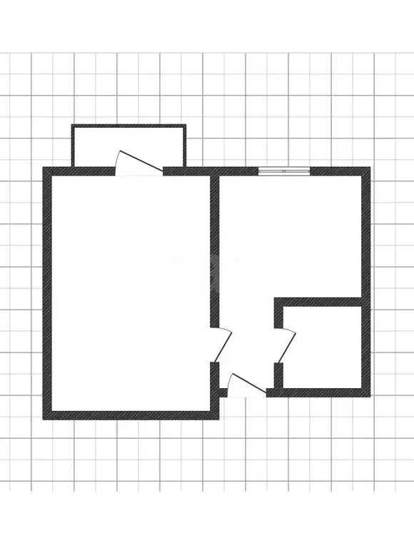 1-комнатная квартира: Оренбург, Волгоградская улица, 1/1 (30 м) - Фото 1