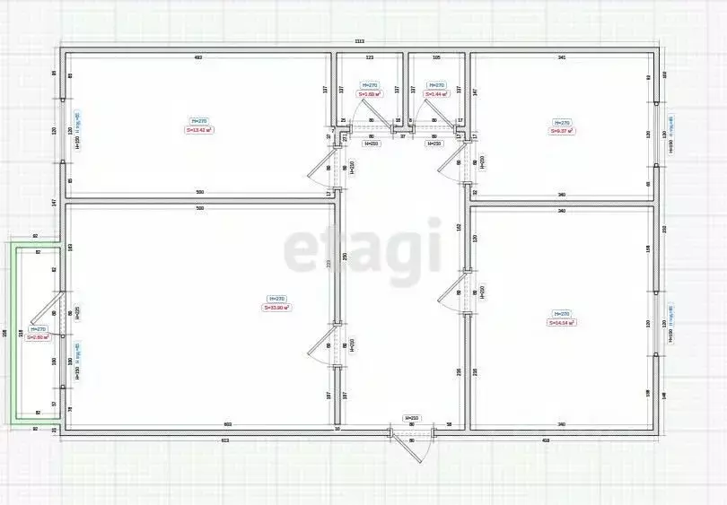 3-к кв. Костромская область, Кострома Новосельская ул., 15 (63.0 м) - Фото 1