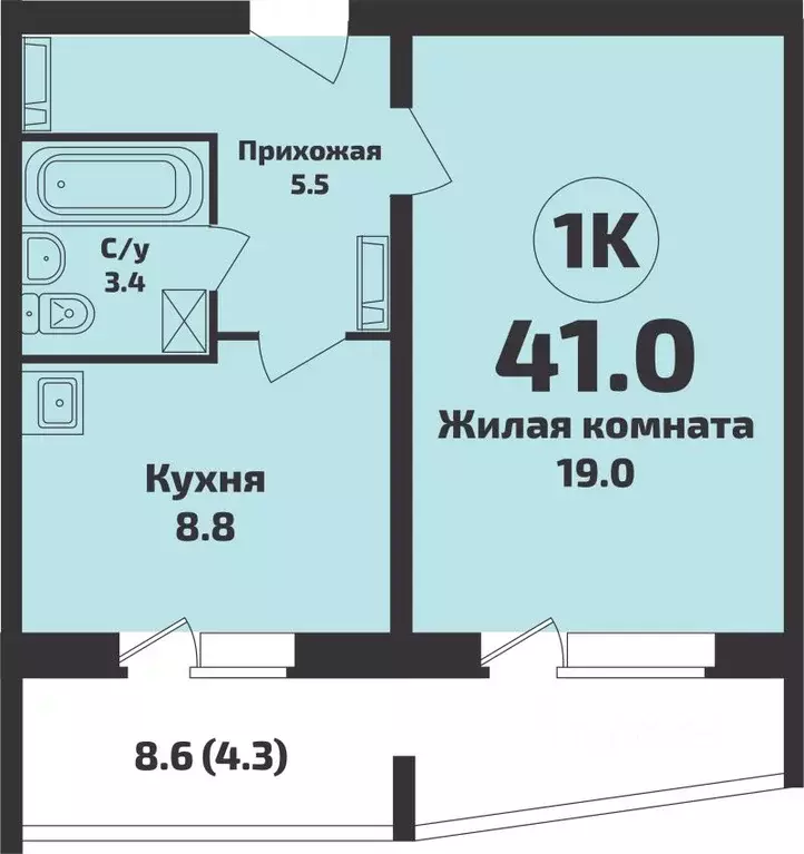 1-к кв. Новосибирская область, Новосибирский район, Станционный ... - Фото 0