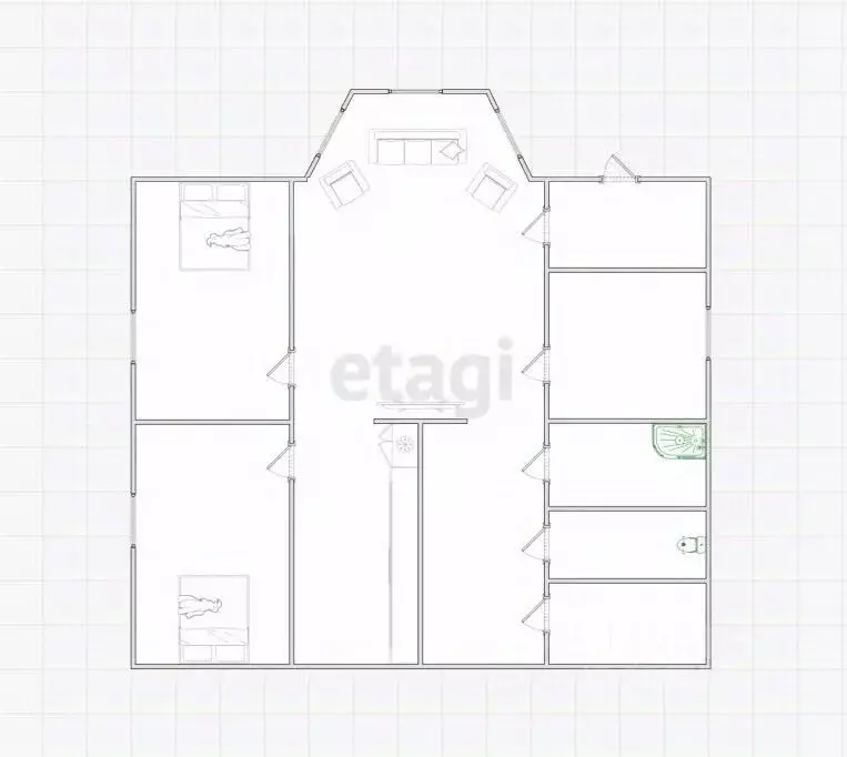 Дом в Костромская область, Шарья ул. Котлова, 6 (334 м) - Фото 2