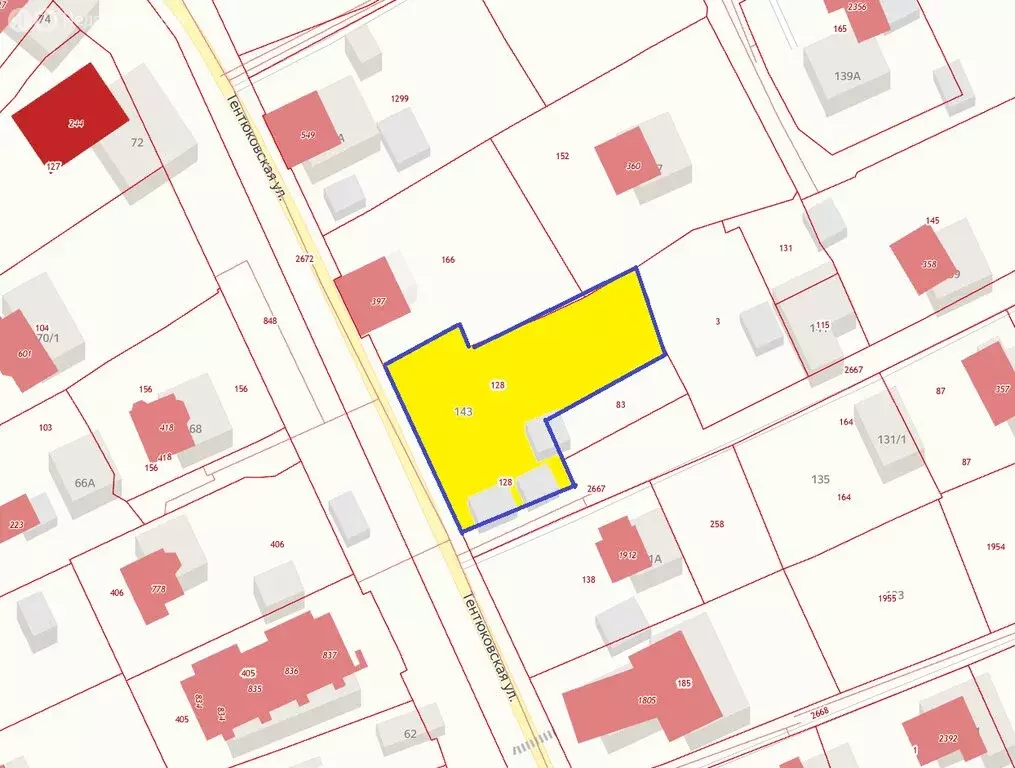 Участок в Сыктывкар, Тентюковская улица, 143 (10.5 м) - Фото 1