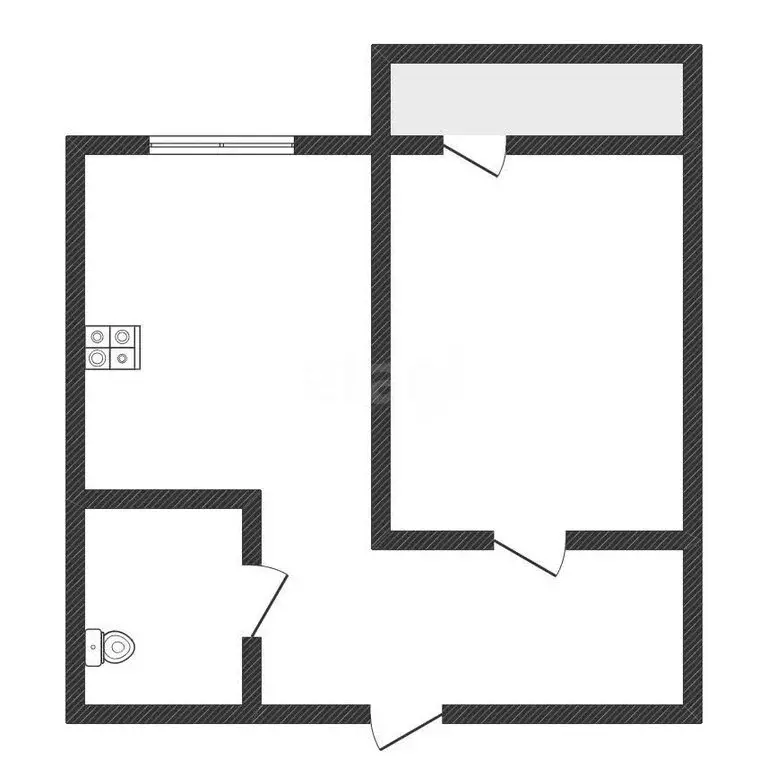1-комнатная квартира: Юрга, Фестивальная улица, 18к1 (31 м) - Фото 1