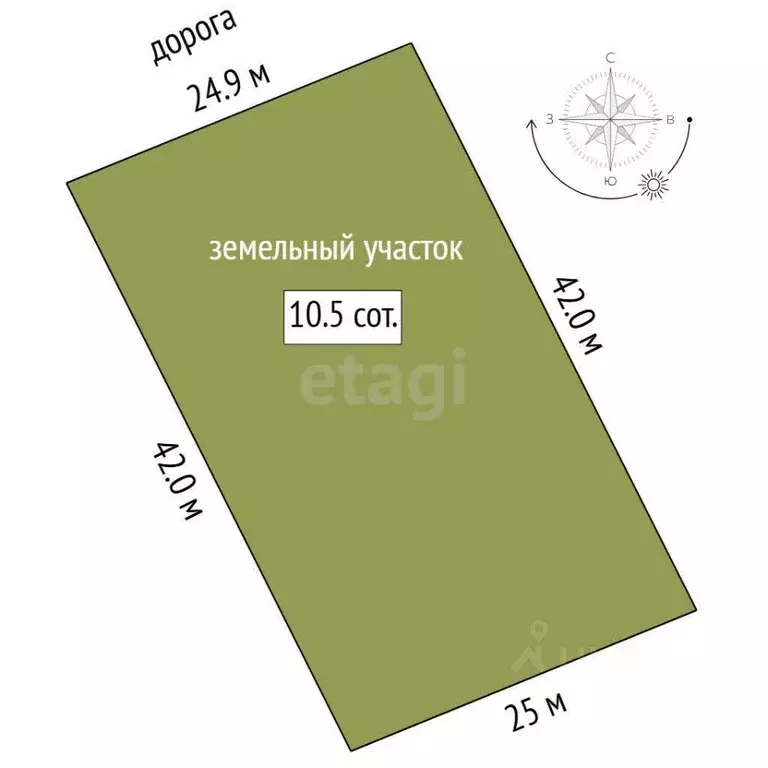 Участок в Тюменская область, Тюменский муниципальный округ, д. ... - Фото 1