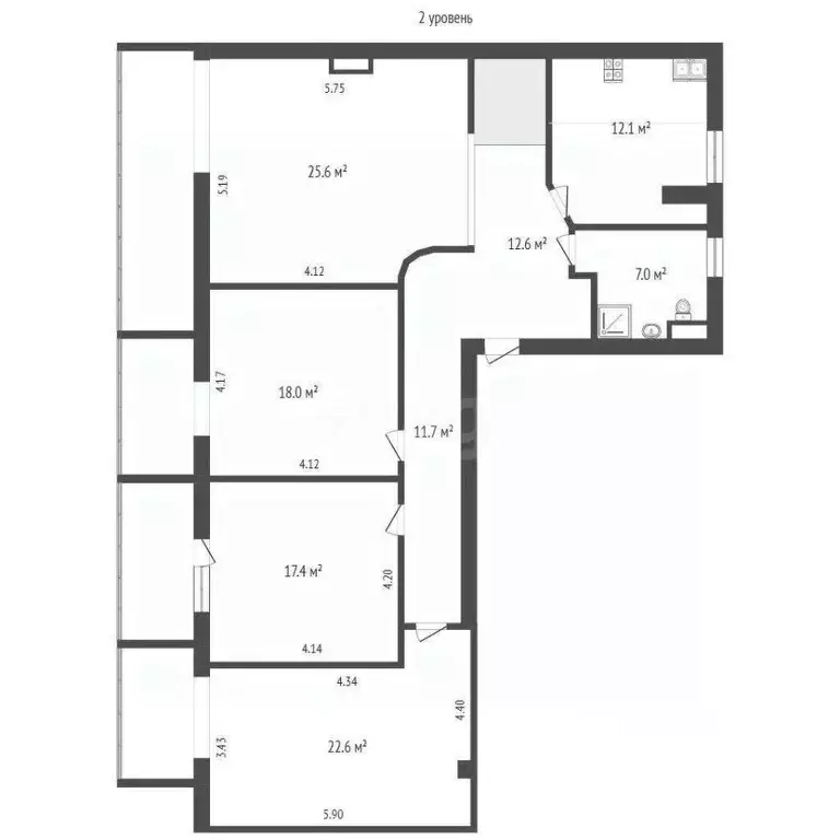 4-к кв. Севастополь ул. Щорса, 4 (195.0 м) - Фото 2
