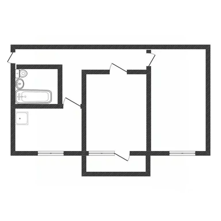 2-к кв. Алтайский край, Бийск ул. Декабристов, 33 (43.3 м) - Фото 2