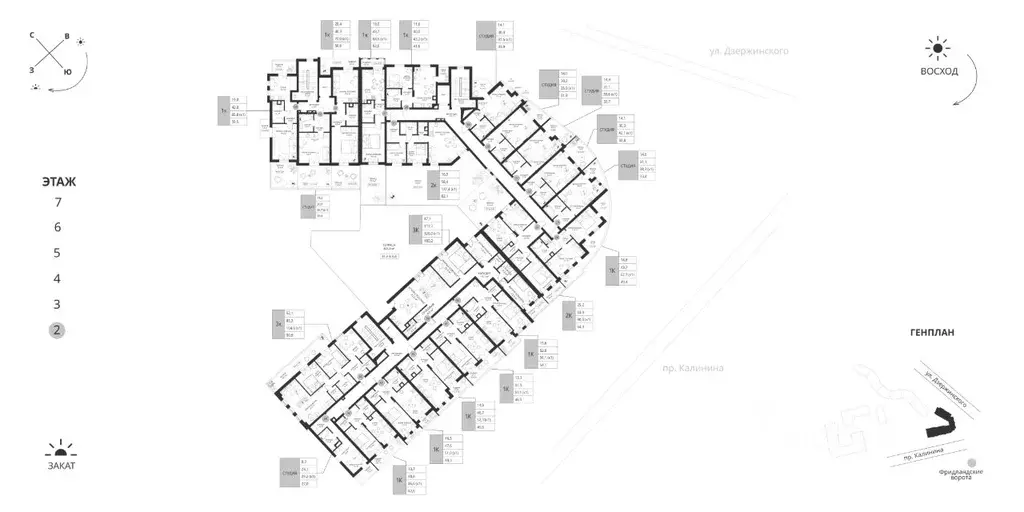 3-к кв. Калининградская область, Калининград просп. Калинина, 117 ... - Фото 2