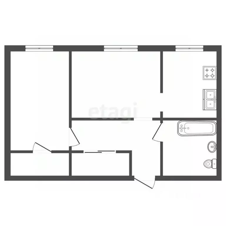 2-к кв. Санкт-Петербург Новоизмайловский просп., 3 (48.0 м) - Фото 2