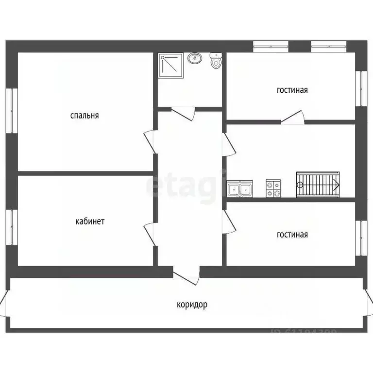 Дом в Мордовия, с. Лямбирь ул. Демократическая, 5 (103 м) - Фото 2