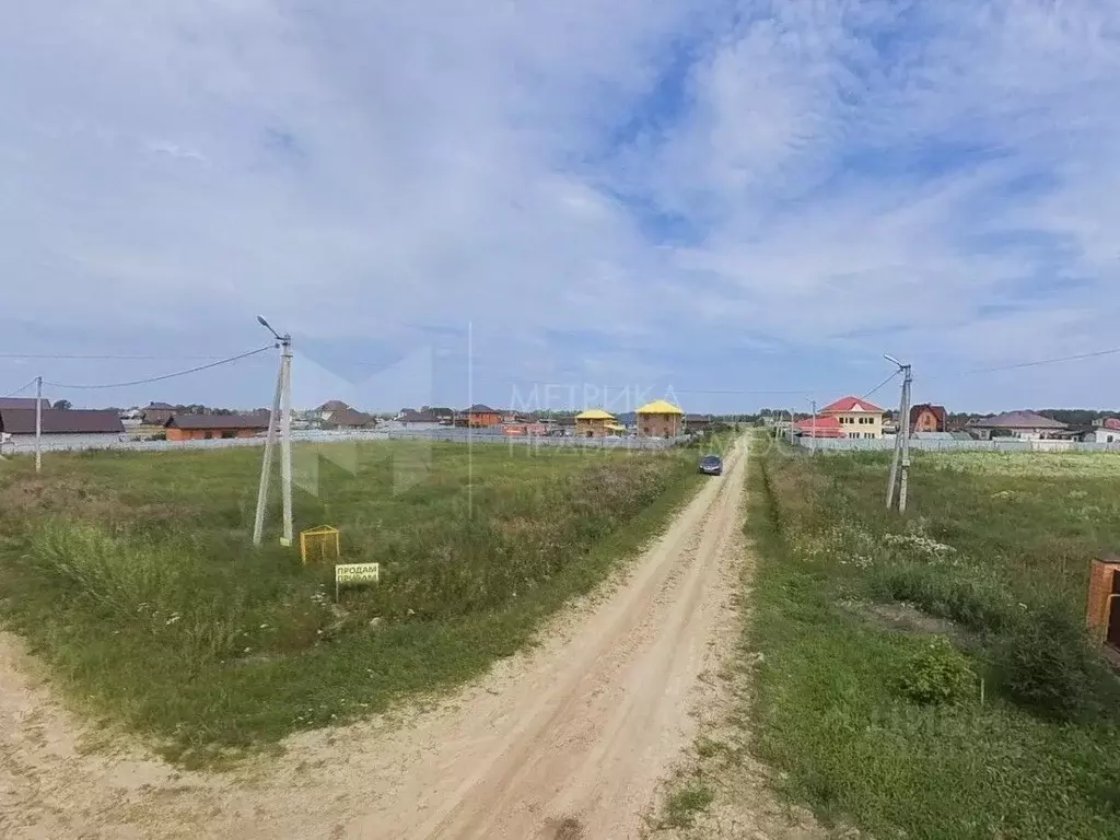 Участок в Тюменская область, Тюменский район, д. Криводанова пер. ... - Фото 1