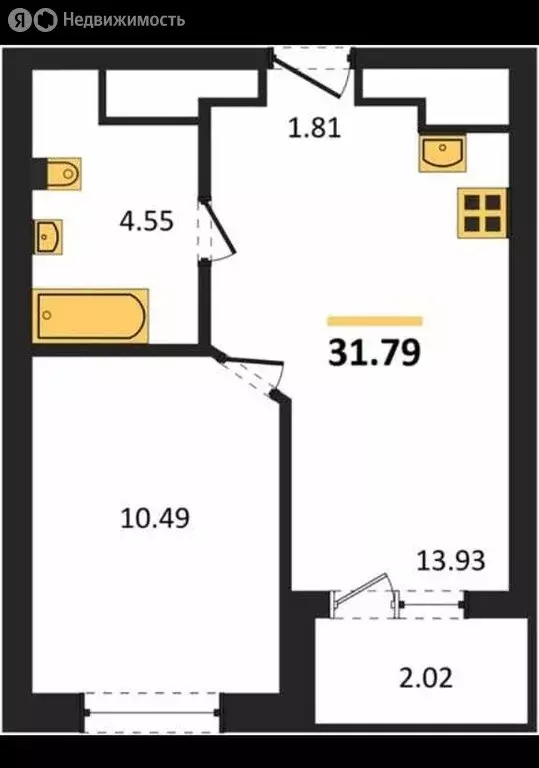 1-комнатная квартира: Екатеринбург, улица Печатников, 3 (31 м) - Фото 0