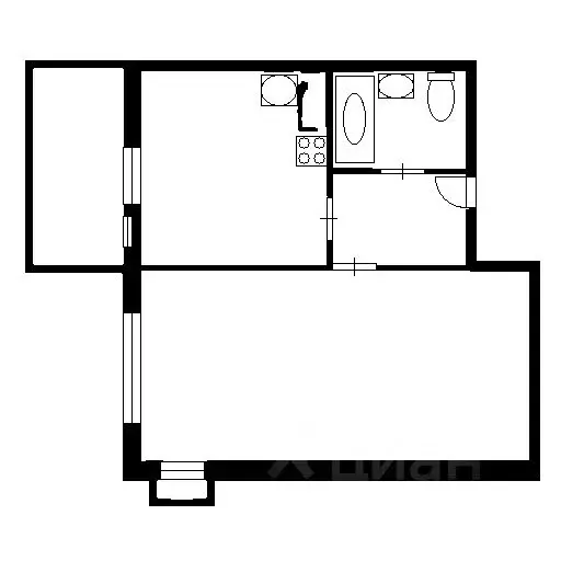 1-к кв. Санкт-Петербург Пулковское ш., 42к6 (34.5 м) - Фото 1