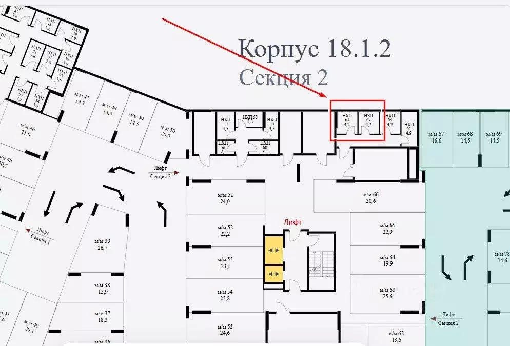 Гараж в Москва Скандинавия жилой комплекс, 18.1.3 (4 м) - Фото 2