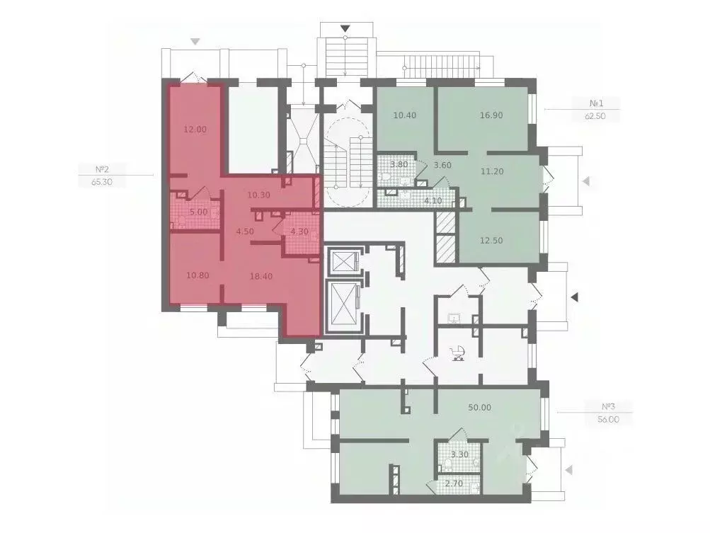 Помещение свободного назначения в Санкт-Петербург Цветной Город жилой ... - Фото 2