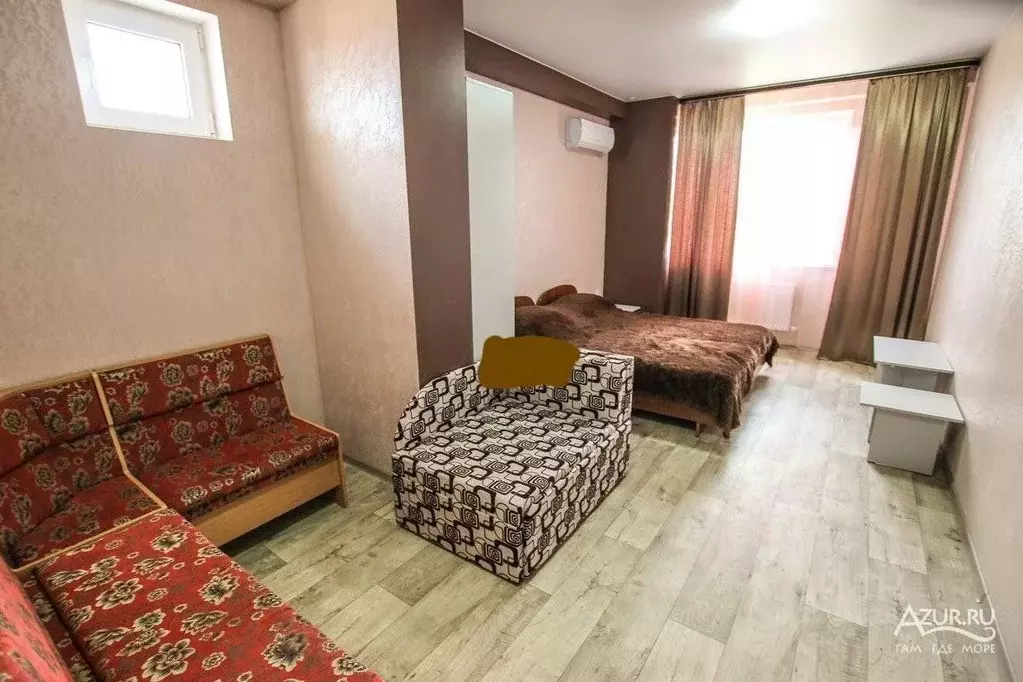 Комната Крым, Сакский район, Новофедоровка пгт ул. Ракетчиков, 25 ... - Фото 0