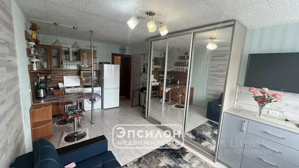 Студия Курская область, Курск ул. Чернышевского, 17 (31.6 м) - Фото 2