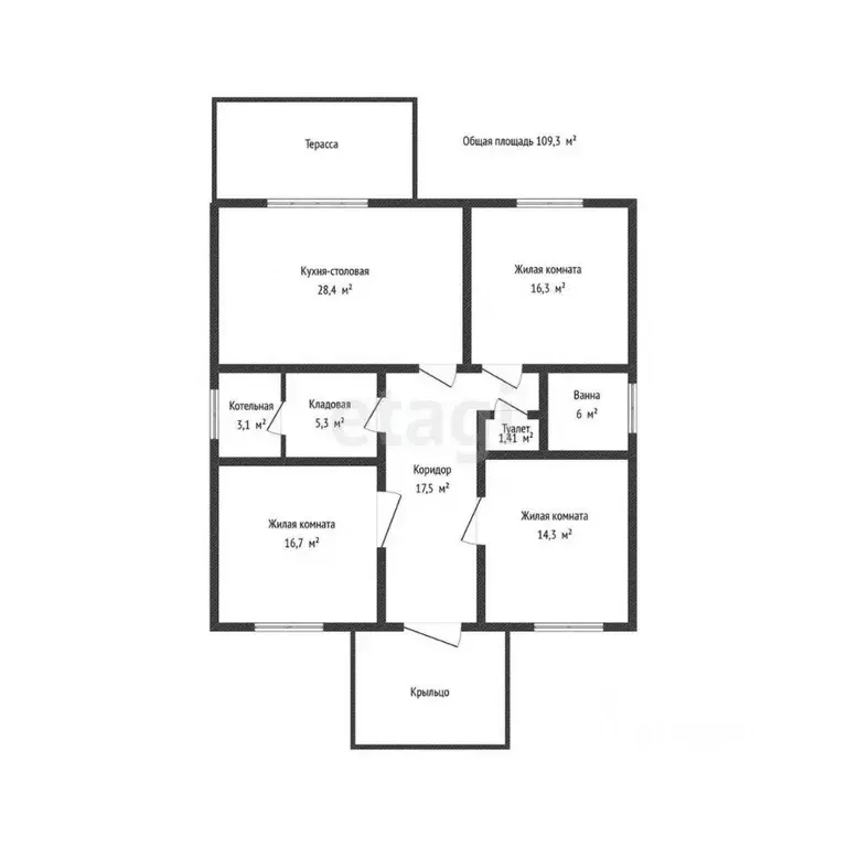 Дом в Адыгея, Майкопский район, Кировское с/пос, Северо-Восточные Сады ... - Фото 2