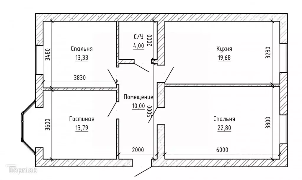 3-к кв. Кабардино-Балкария, Чегем ул. Имени М.В. Сижажева (88.0 м) - Фото 2